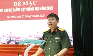 Bắc Ninh: Trao 32 giải cho các thí sinh xuất sắc thi cán bộ giảng dạy chính trị